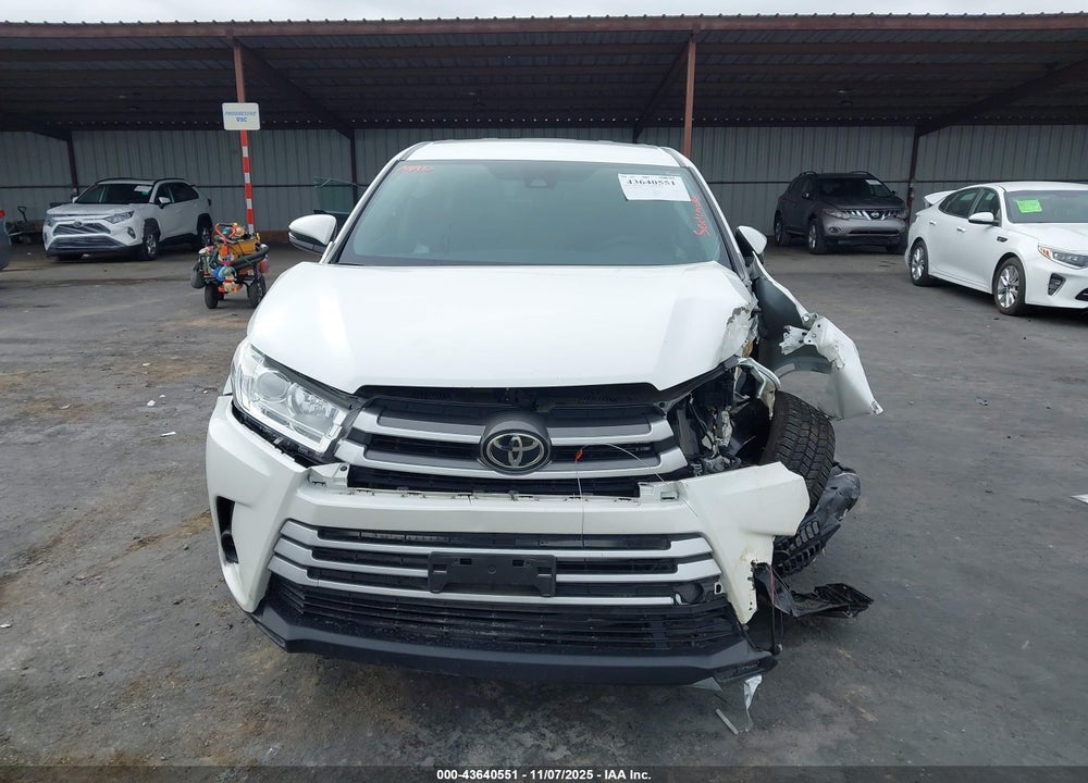 2019 TOYOTA HIGHLANDER VIN: 5TDZZRFHXKS336964