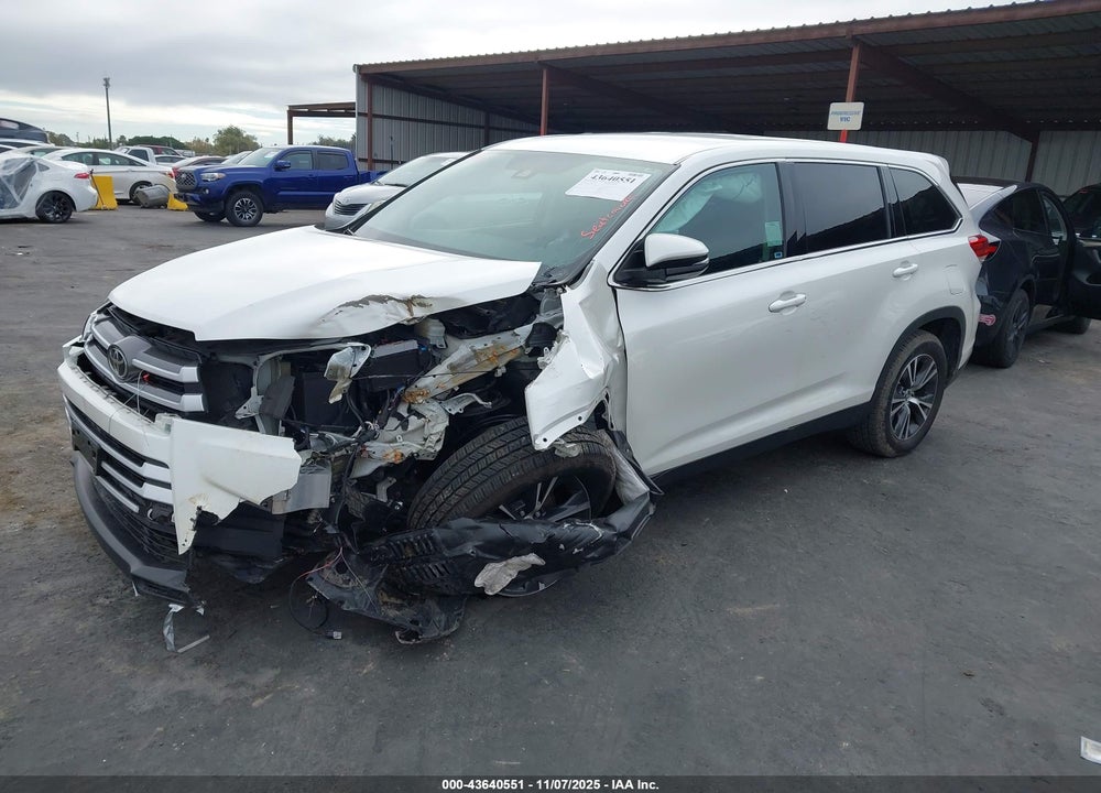 2019 TOYOTA HIGHLANDER VIN: 5TDZZRFHXKS336964