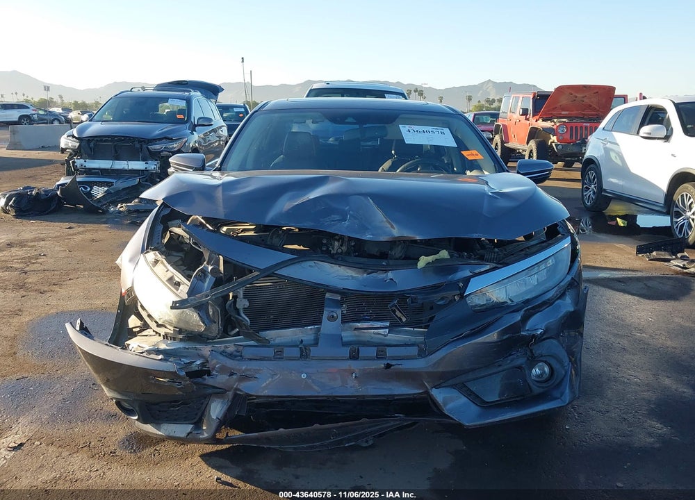 2016 HONDA CIVIC TOURING VIN: 19XFC1F97GE028067