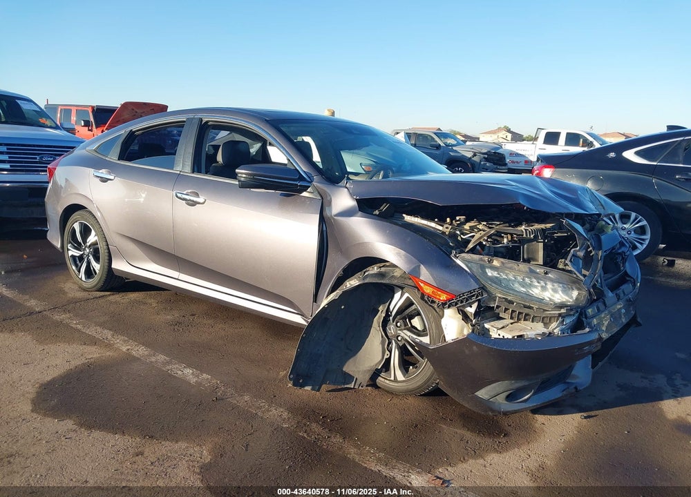 2016 HONDA CIVIC TOURING VIN: 19XFC1F97GE028067