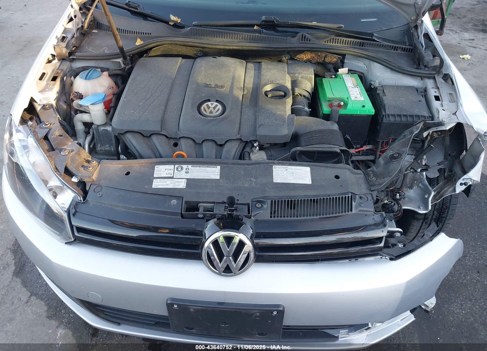 2013 VOLKSWAGEN GOLF 2.5L 4-DOOR VIN: WVWDB7AJ9DW083345