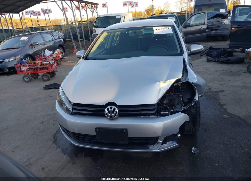 2013 VOLKSWAGEN GOLF 2.5L 4-DOOR VIN: WVWDB7AJ9DW083345