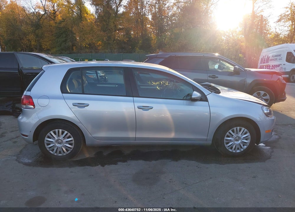 2013 VOLKSWAGEN GOLF 2.5L 4-DOOR VIN: WVWDB7AJ9DW083345