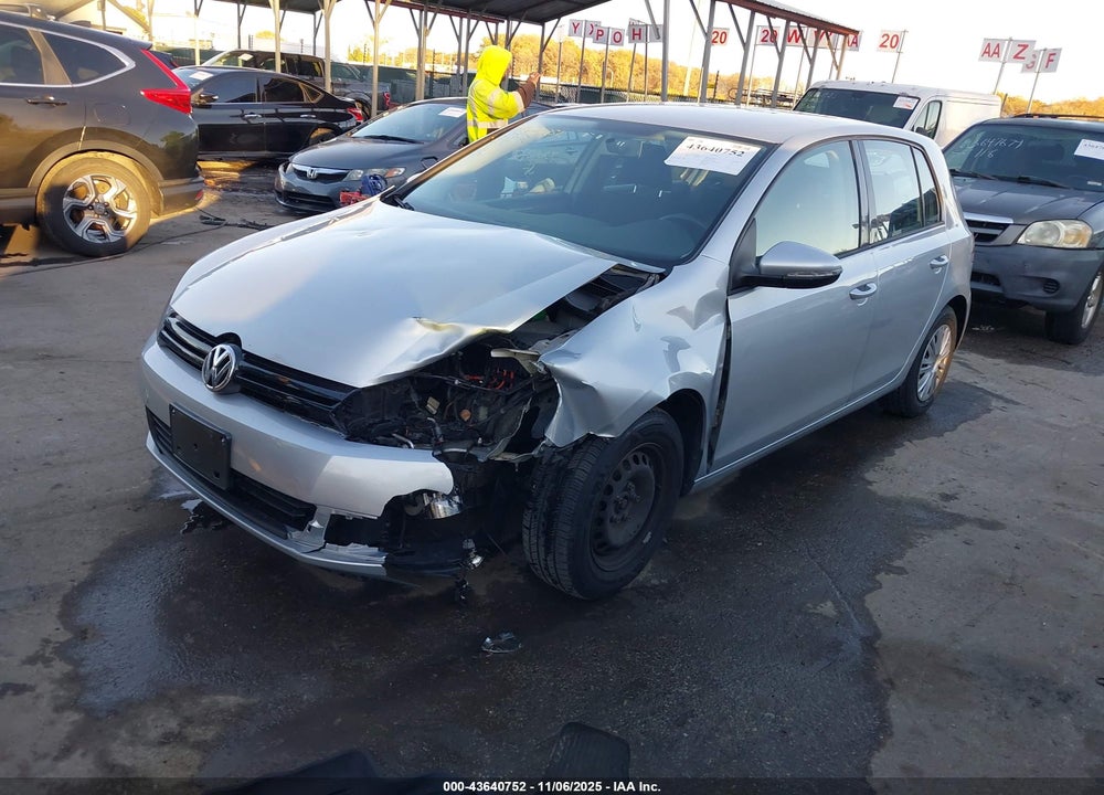2013 VOLKSWAGEN GOLF 2.5L 4-DOOR VIN: WVWDB7AJ9DW083345