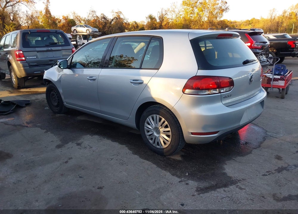 2013 VOLKSWAGEN GOLF 2.5L 4-DOOR VIN: WVWDB7AJ9DW083345