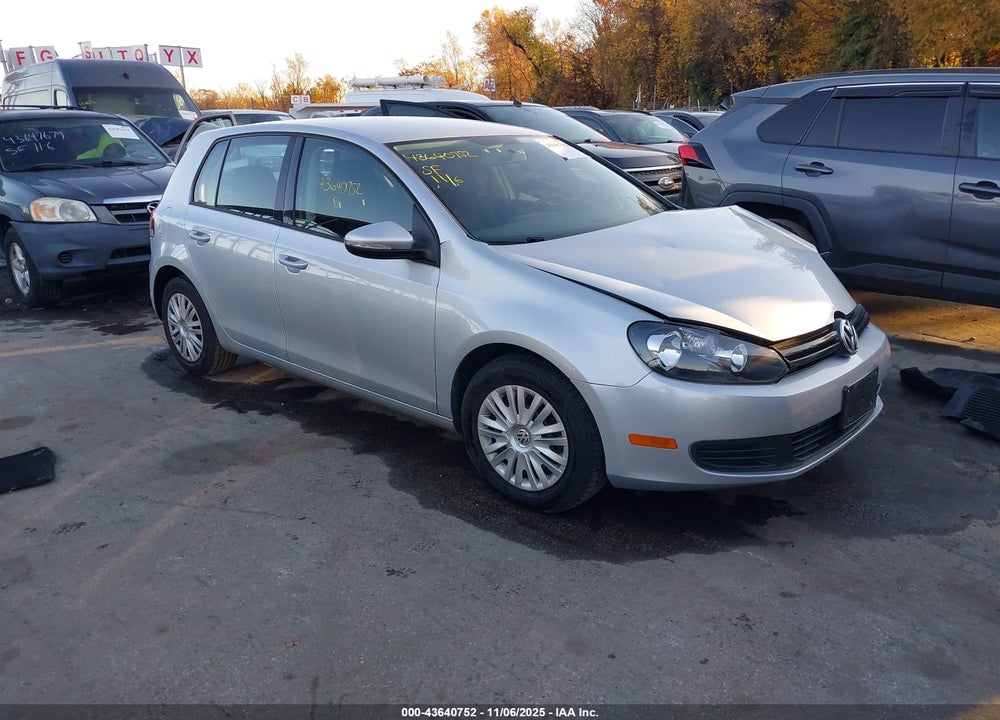 2013 VOLKSWAGEN GOLF 2.5L 4-DOOR VIN: WVWDB7AJ9DW083345