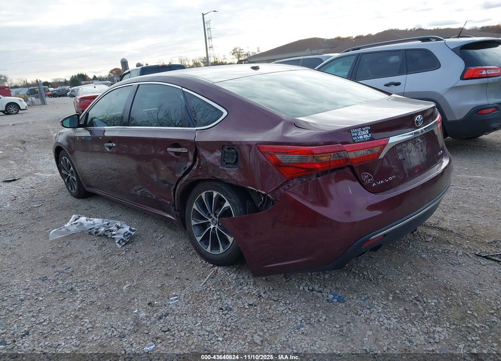 2016 TOYOTA AVALON XLE VIN: 4T1BK1EBXGU206427