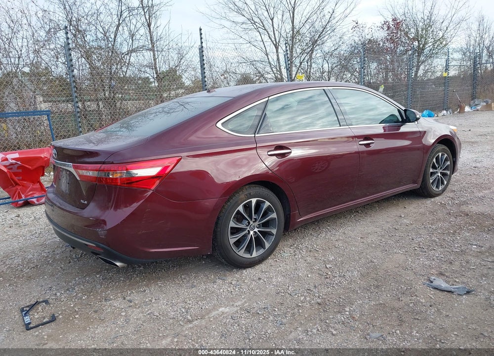 2016 TOYOTA AVALON XLE VIN: 4T1BK1EBXGU206427