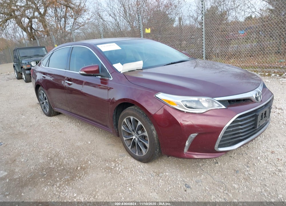 2016 TOYOTA AVALON XLE VIN: 4T1BK1EBXGU206427