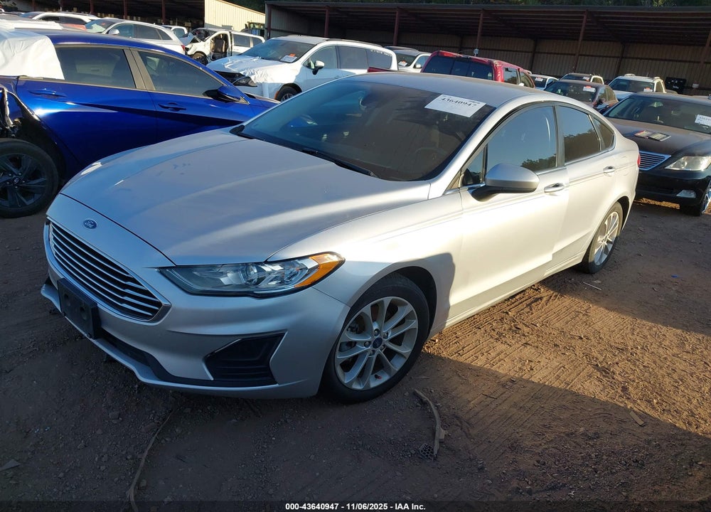 2019 FORD FUSION SE VIN: 3FA6P0HD8KR198784