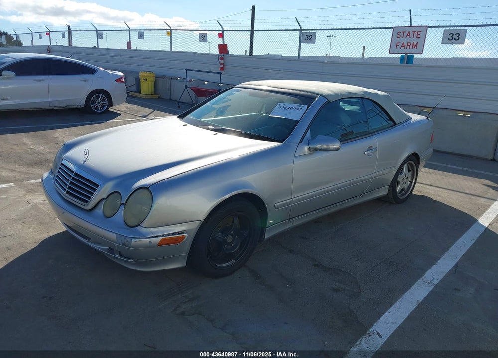 2001 MERCEDES-BENZ CLK 320 VIN: WDBLK65G51T072701