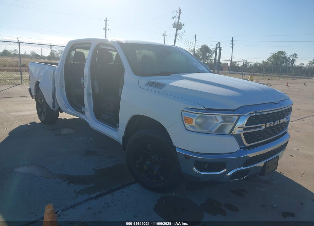 2022 RAM 1500 LONE STAR  4X2 5'7 BOX VIN: 1C6RREFT8NN147860