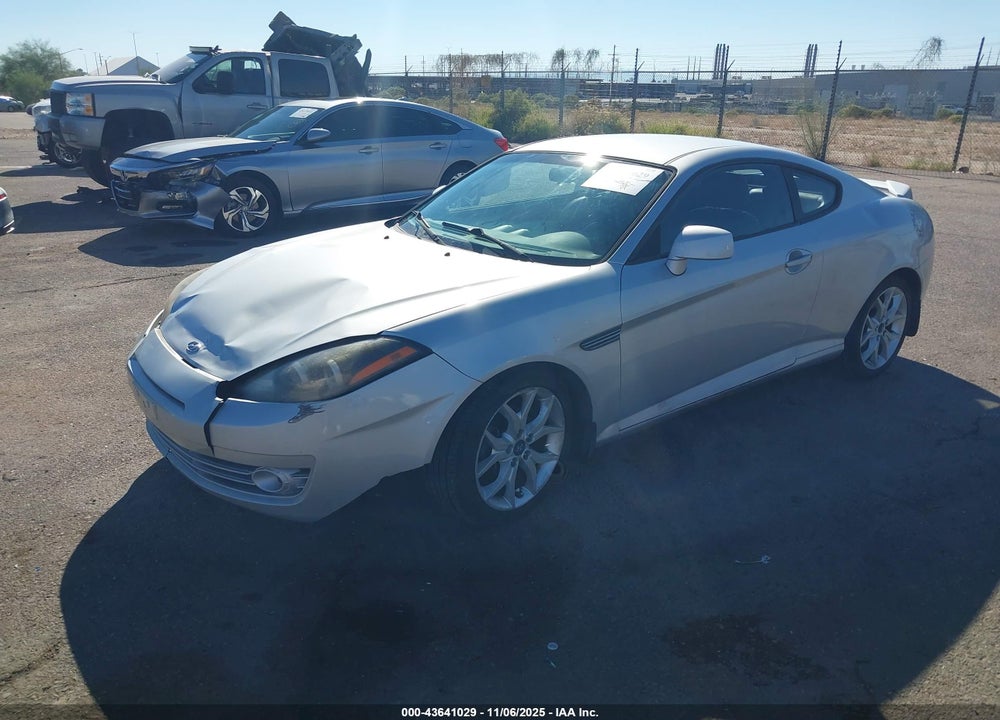 2007 HYUNDAI TIBURON GT/GT LIMITED/SE VIN: KMHHN66F37U249409