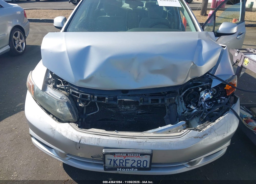 2012 HONDA CIVIC EX VIN: 19XFB2F88CE333653