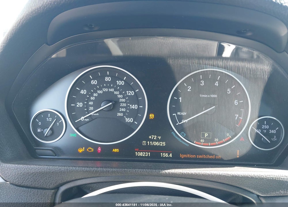 2015 BMW 335I VIN: WBA3A9C57FKW74873