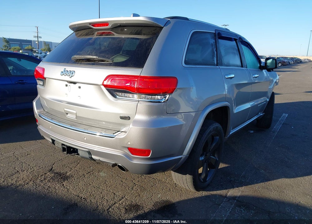 2014 JEEP GRAND CHEROKEE OVERLAND VIN: 1C4RJECTXEC212434