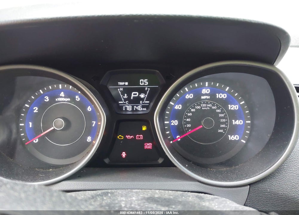 2016 HYUNDAI ELANTRA SE VIN: 5NPDH4AE7GH780538