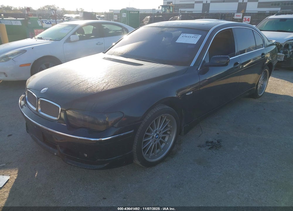2004 BMW 745LI VIN: WBAGN63564DS54298
