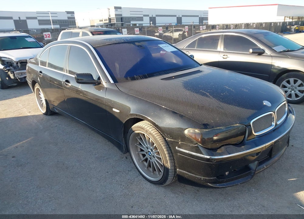 2004 BMW 745LI VIN: WBAGN63564DS54298