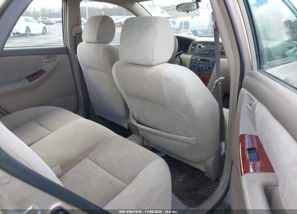 2008 TOYOTA COROLLA VIN: 2T1BR32E48C875320