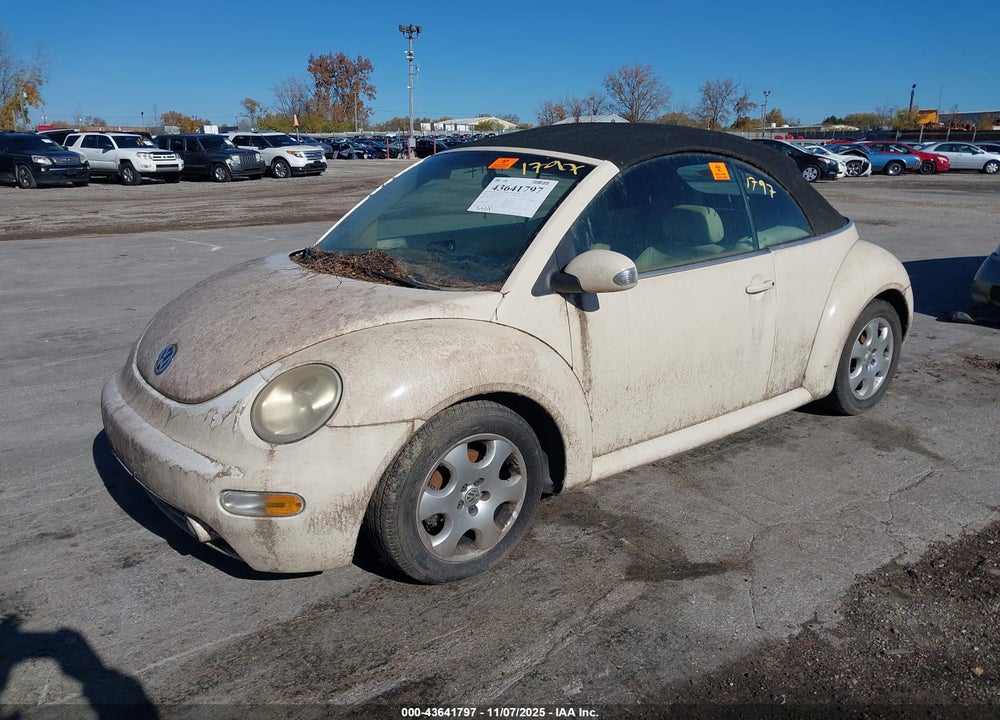 2003 VOLKSWAGEN NEW BEETLE GLS VIN: 3VWCK21Y13M301334