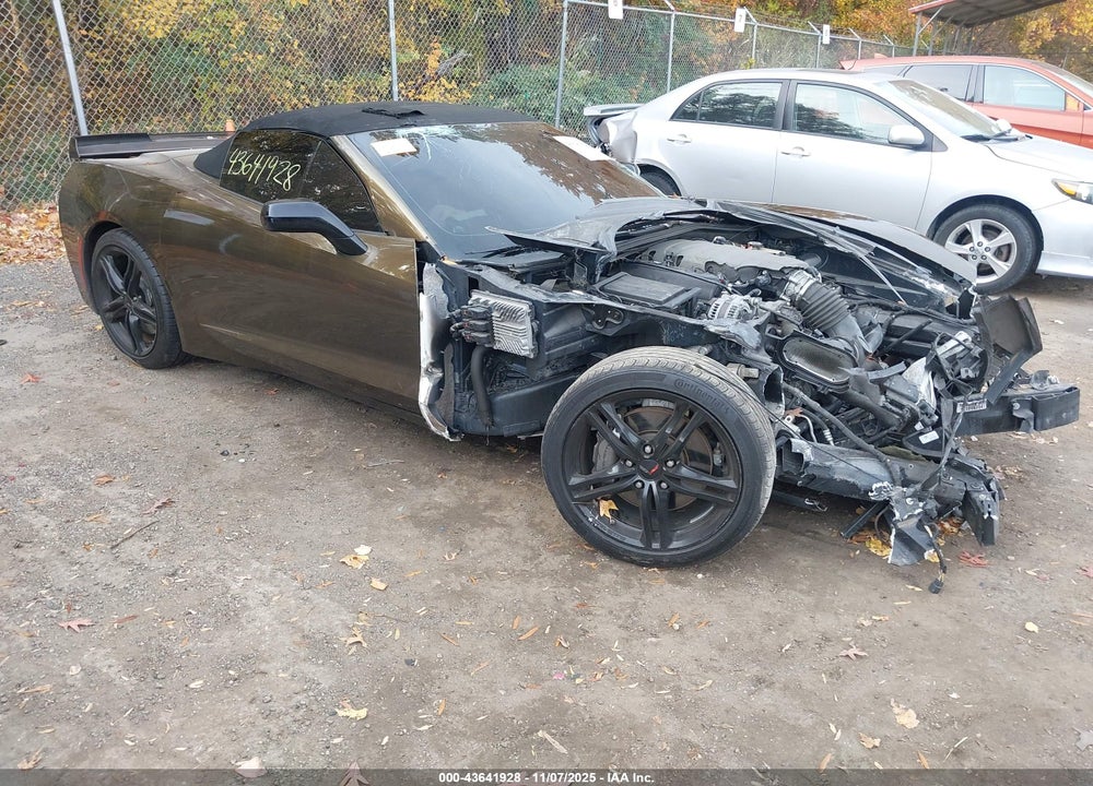2016 CHEVROLET CORVETTE STINGRAY VIN: 1G1YB3D70G5109862