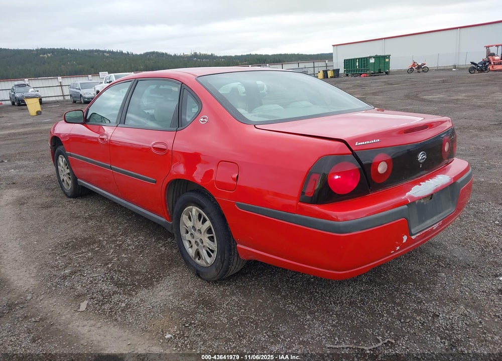 2004 CHEVROLET IMPALA VIN: 2G1WF52E549382092