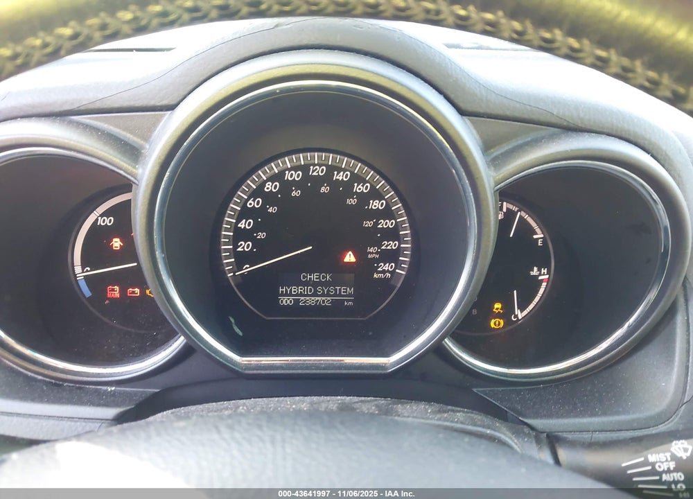 2006 LEXUS RX 400H VIN: JTJHW31U160024107