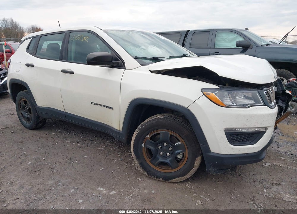 2018 JEEP COMPASS SPORT 4X4 VIN: 3C4NJDAB8JT150940