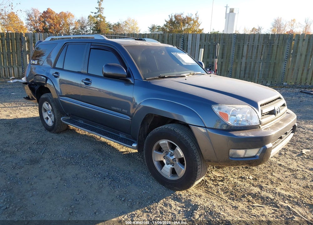 2004 TOYOTA 4RUNNER LIMITED V6 VIN: JTEBU17RX40025478
