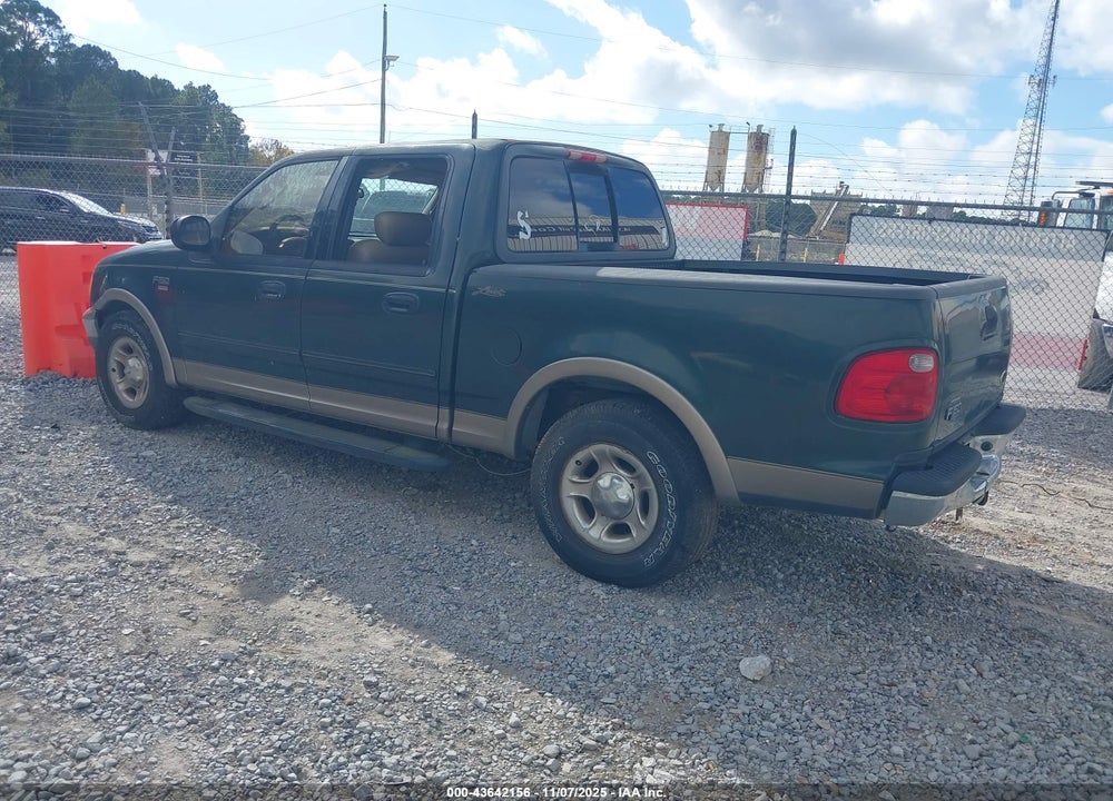 2003 FORD F-150 LARIAT/XLT VIN: 1FTRW07603KB38078
