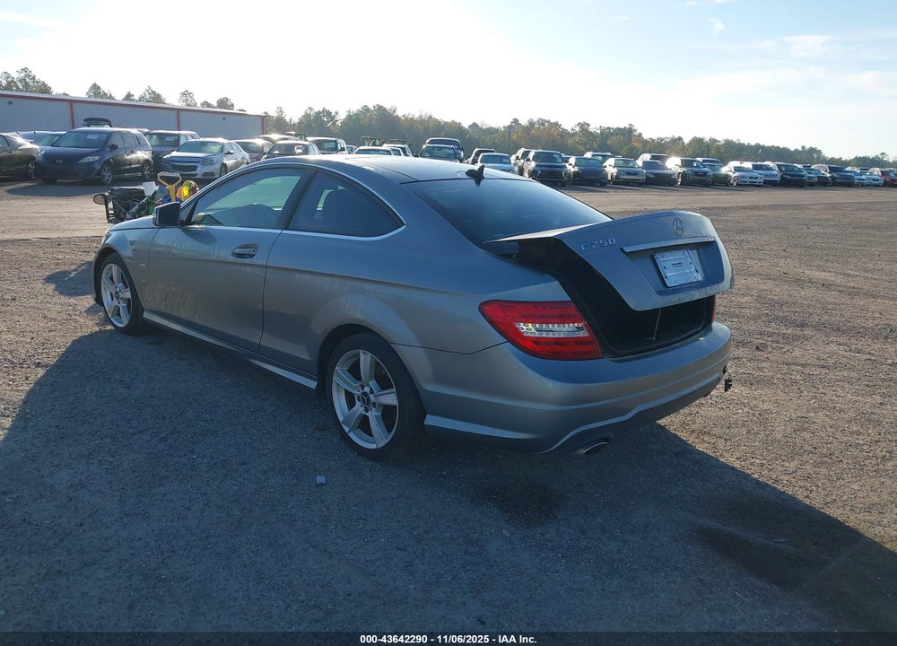 2012 MERCEDES-BENZ C 250 VIN: WDDGJ4HB3CF757717