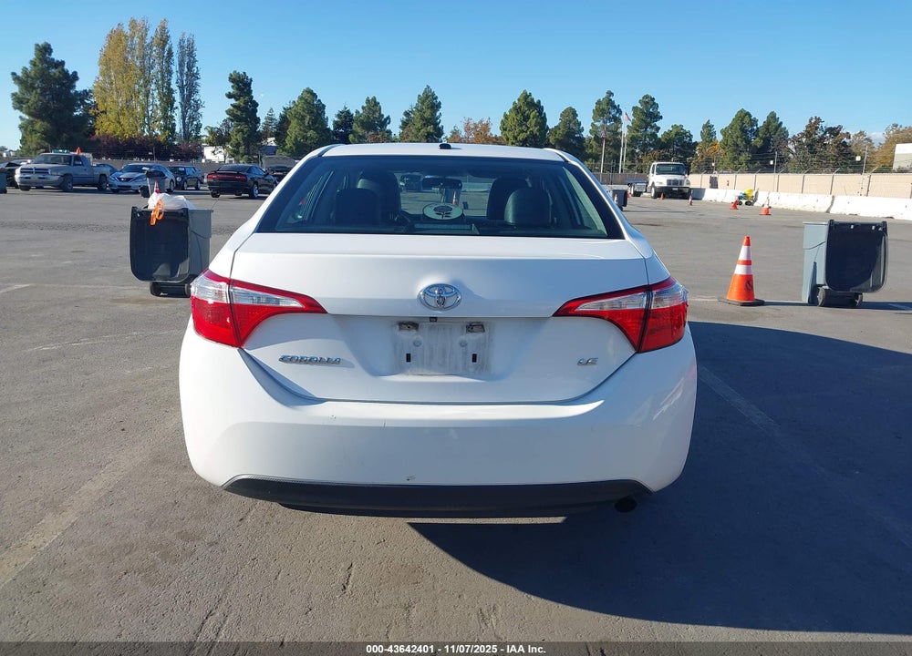 2015 TOYOTA COROLLA LE PREMIUM VIN: 5YFBURHE5FP362941