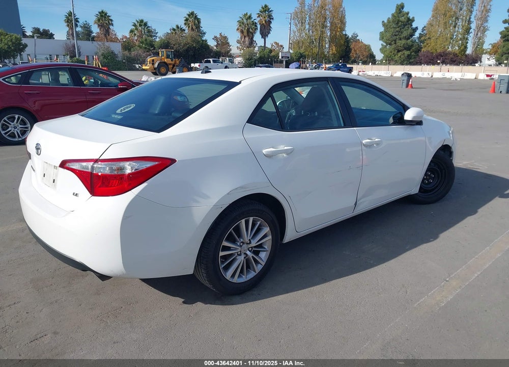 2015 TOYOTA COROLLA LE PREMIUM VIN: 5YFBURHE5FP362941