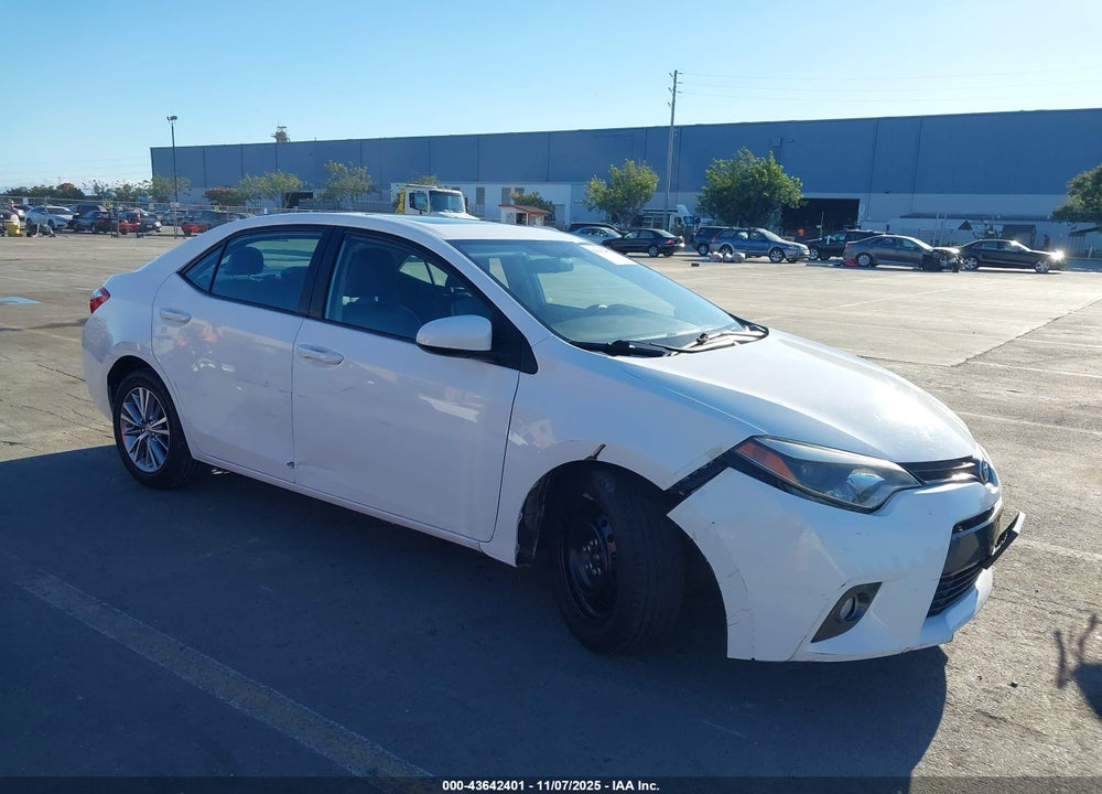 2015 TOYOTA COROLLA LE PREMIUM VIN: 5YFBURHE5FP362941