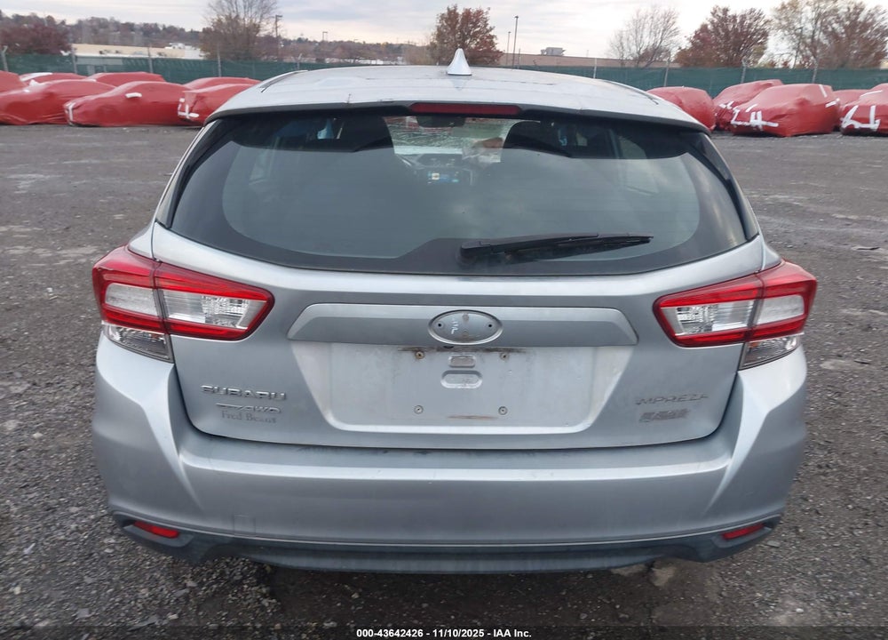 2019 SUBARU IMPREZA SPORT VIN: 4S3GTAJ69K1709926