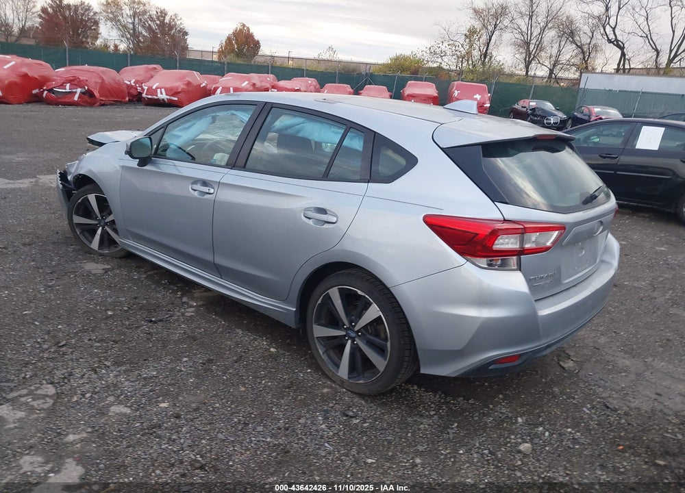 2019 SUBARU IMPREZA SPORT VIN: 4S3GTAJ69K1709926