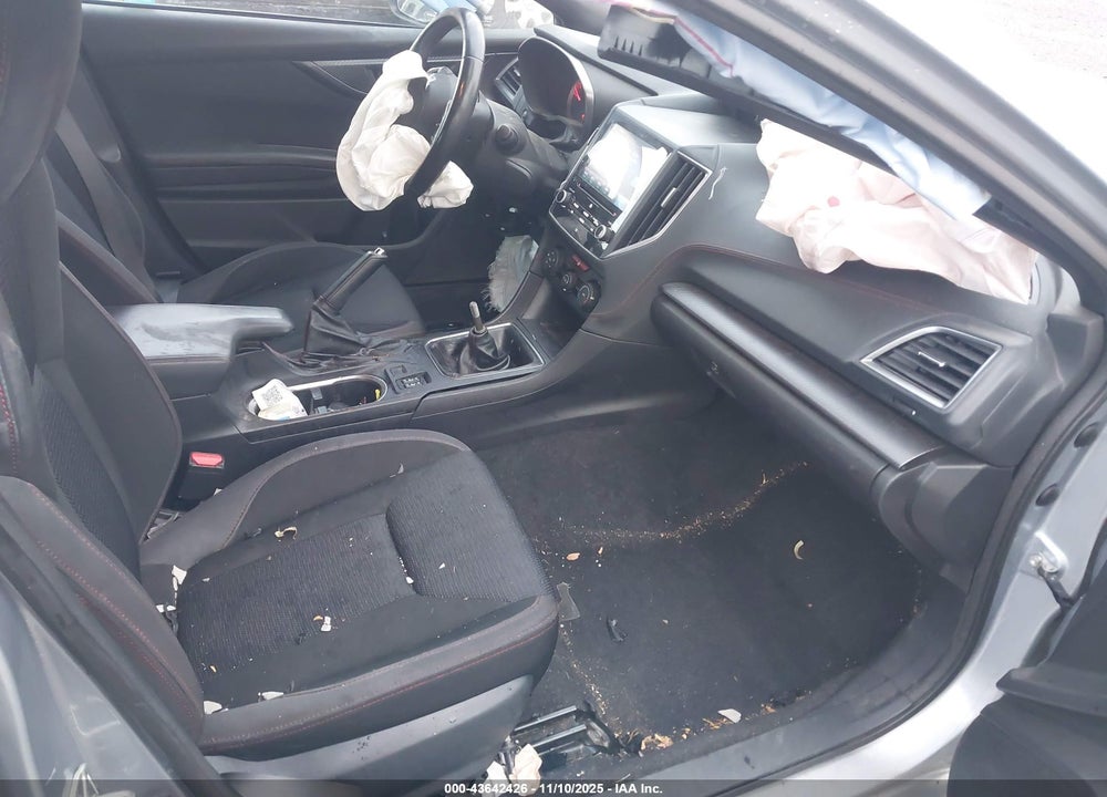 2019 SUBARU IMPREZA SPORT VIN: 4S3GTAJ69K1709926