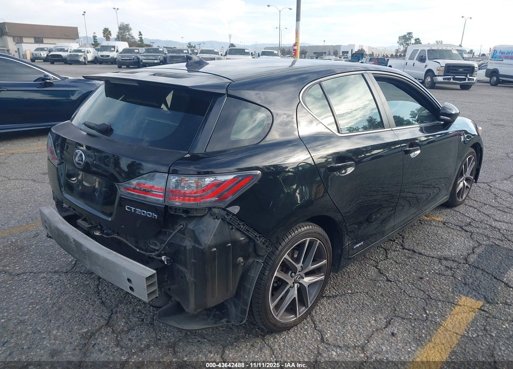 2014 LEXUS CT 200H VIN: JTHKD5BH1E2181780