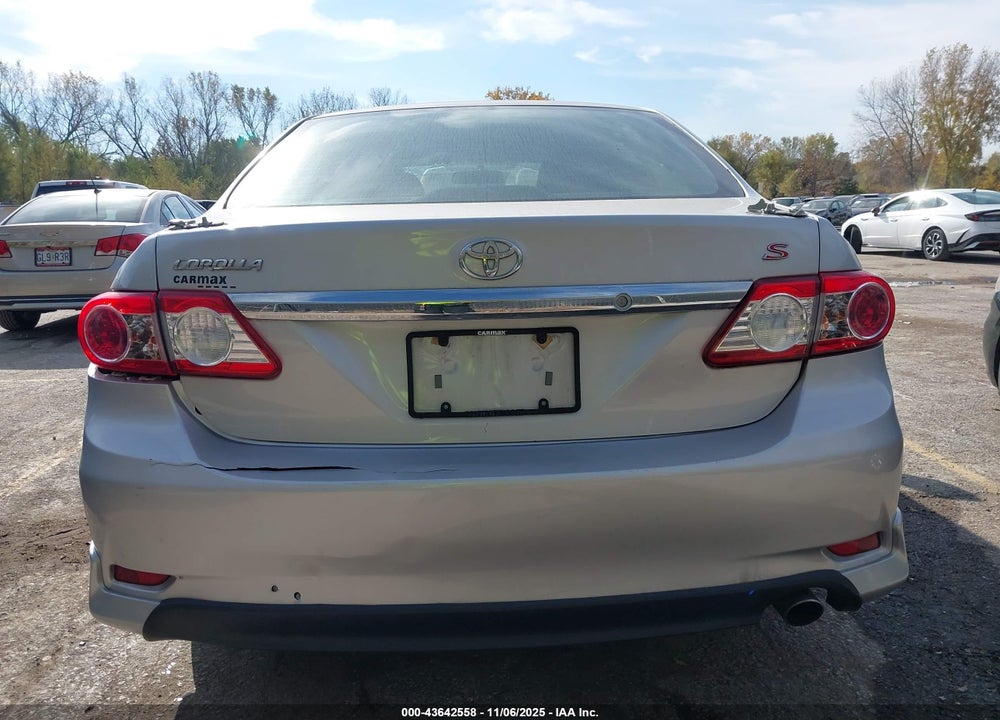 2011 TOYOTA COROLLA S VIN: 2T1BU4EEXBC650634