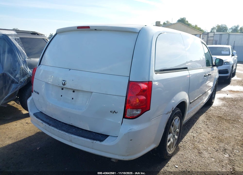 2014 RAM CARGO TRADESMAN VIN: 2C4JRGAG9ER468126
