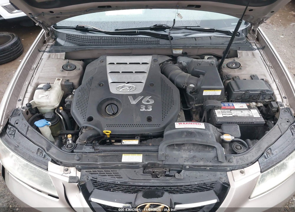 2007 HYUNDAI SONATA LIMITED/SE V6 VIN: 5NPEU46F37H217990