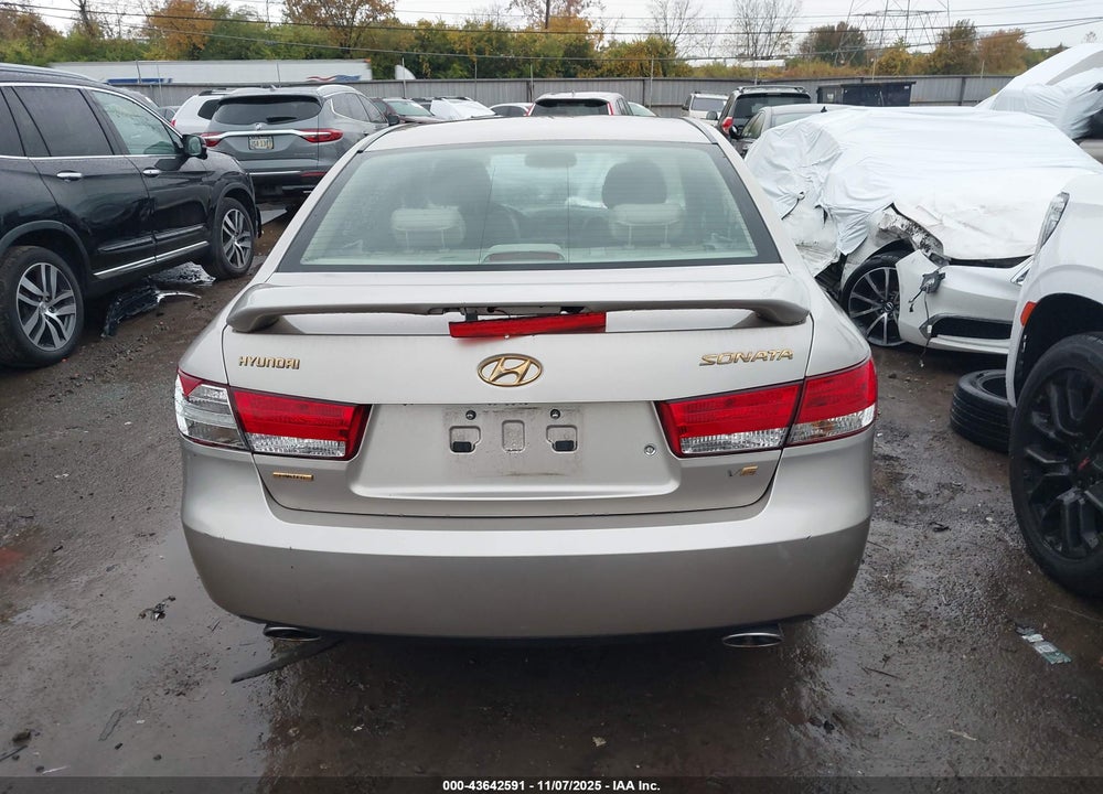 2007 HYUNDAI SONATA LIMITED/SE V6 VIN: 5NPEU46F37H217990
