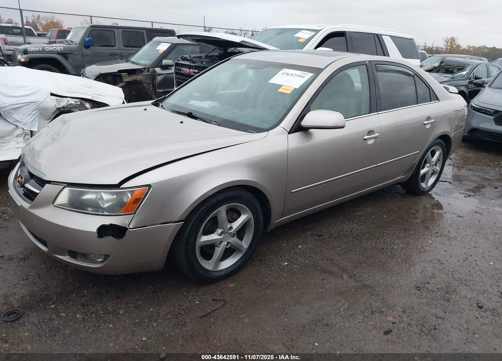 2007 HYUNDAI SONATA LIMITED/SE V6 VIN: 5NPEU46F37H217990