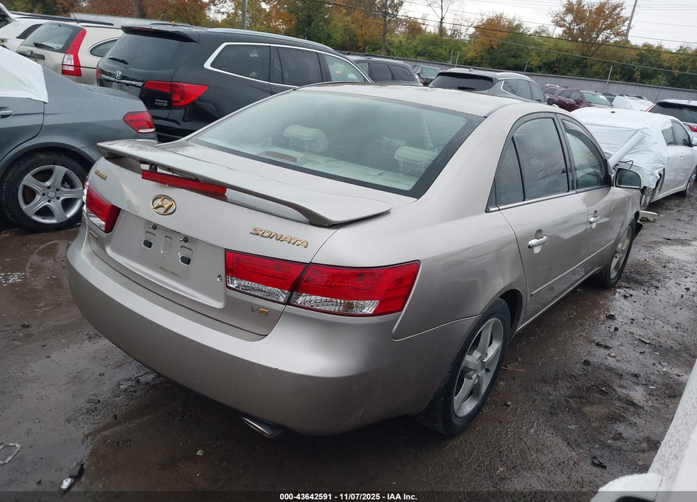 2007 HYUNDAI SONATA LIMITED/SE V6 VIN: 5NPEU46F37H217990
