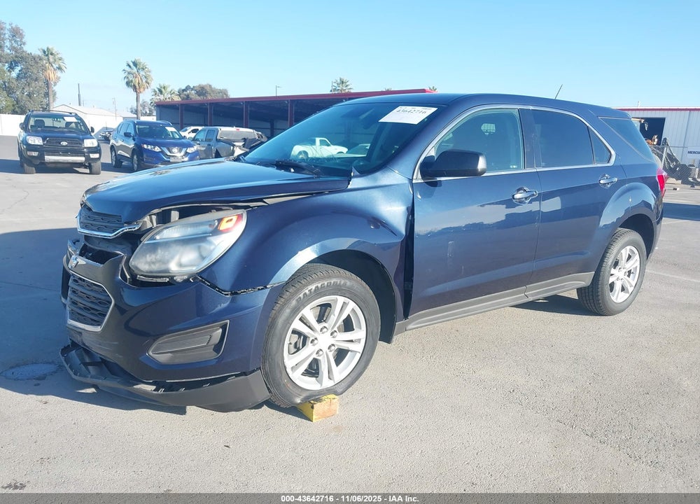 2016 CHEVROLET EQUINOX LS VIN: 2GNALBEK3G1160817