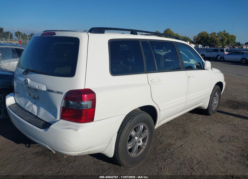 2004 TOYOTA HIGHLANDER V6 VIN: JTEEP21A940064365