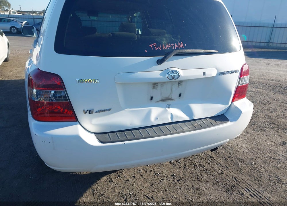 2004 TOYOTA HIGHLANDER V6 VIN: JTEEP21A940064365