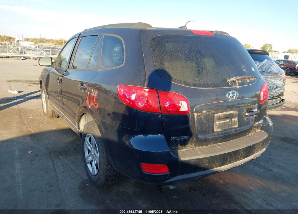 2009 HYUNDAI SANTA FE GLS VIN: 5NMSG13D09H269735