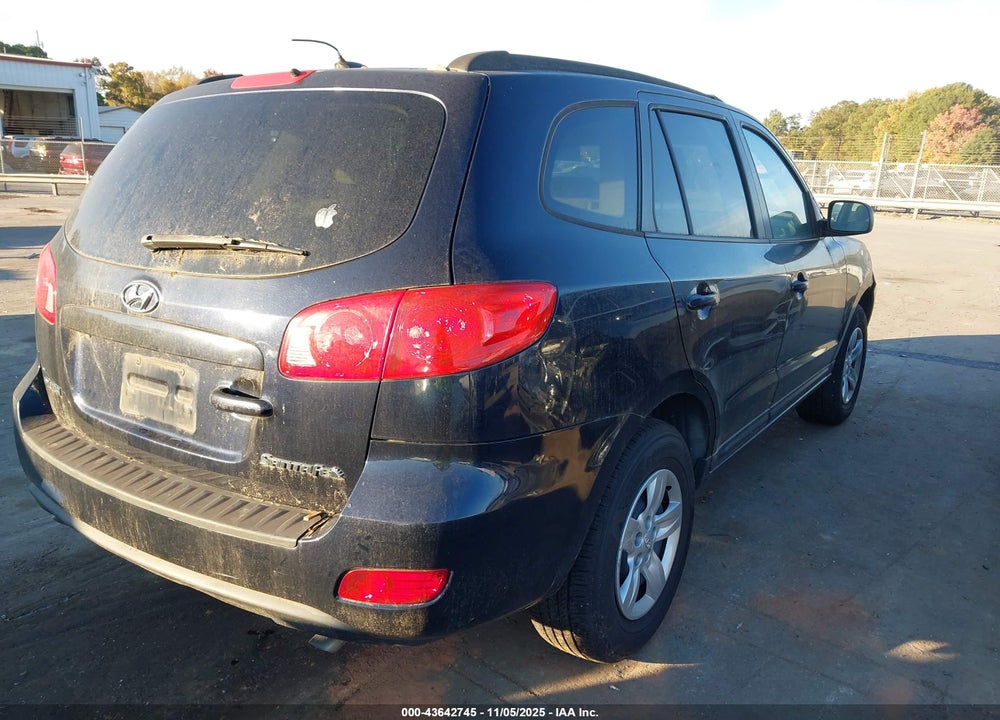 2009 HYUNDAI SANTA FE GLS VIN: 5NMSG13D09H269735